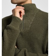 Sweter Lee HALF ZIP KNIT 112355675 Mercantile Green