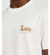 T-shirt Lee SUBTLE RELAXED TEE 112355711 Ecru