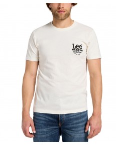 T-shirt Lee SS WORKING WEST TEE 112355887 Ecru