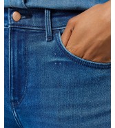 Jeansy Wrangler Straight 112356388 Agate Blue