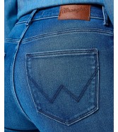 Jeansy Wrangler Straight 112356388 Agate Blue