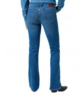 Jeansy Wrangler Bootcut 112356394 Vintage Blue