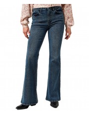 Jeansy Wrangler Fierce Flare 112356416 Blue Smoke