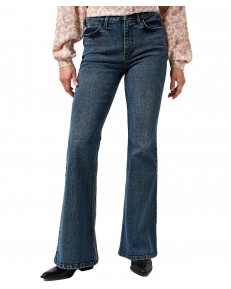 Jeansy Wrangler Fierce Flare 112356416 Blue Smoke