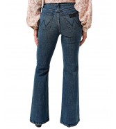 Jeansy Wrangler Fierce Flare 112356416 Blue Smoke