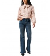 Jeansy Wrangler Fierce Flare 112356416 Blue Smoke