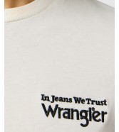 T-shirt Wrangler GRAPHIC TEE 112356428 Vintage White