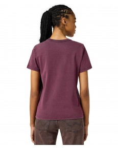 T-shirt Wrangler REGULAR TEE 112356447 Italian Plum