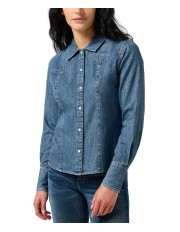 Koszula Wrangler EXAG YOKE SHIRT 112356476 Faded Blue