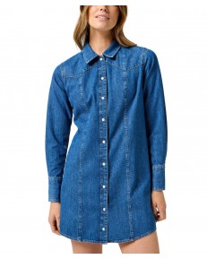 Sukienka Wrangler REGULAR LS DENIM DRESS 112356498 Petrified