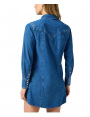 Sukienka Wrangler REGULAR LS DENIM DRESS 112356498 Petrified