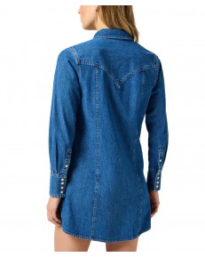 Sukienka Wrangler REGULAR LS DENIM DRESS 112356498 Petrified