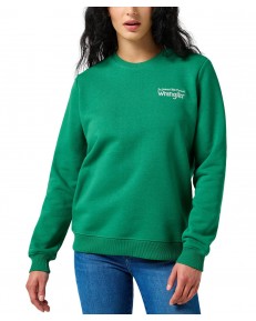 Bluza Wrangler REGULAR SWEAT 112356509 Verdant Green