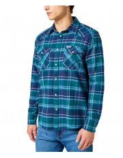 Koszula Wrangler LS WESTERN SHIRT 112356766 Deep Teal