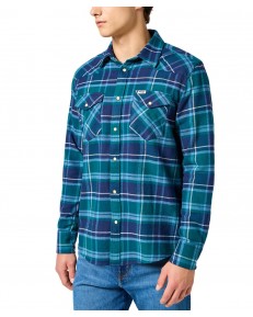 Koszula Wrangler LS WESTERN SHIRT 112356766 Deep Teal