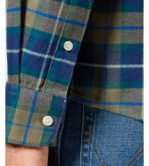 Koszula Wrangler 1 PKT FLANNEL SHIRT 112356769 Dusty Olive