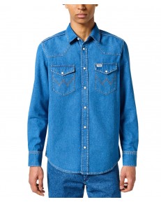 Koszula Wrangler WESTERN SHIRT 112357215 Mid Stone