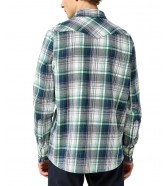 Koszula Wrangler LS WESTERN SHIRT 112350464 Green Blue