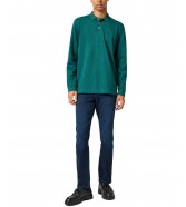 Koszulka Wrangler LS REFINED POLO 112357285 Verdant Green