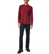 Koszulka Wrangler LS REFINED POLO 112357286 Red