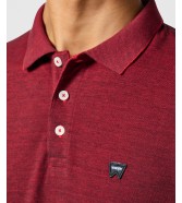 Koszulka Wrangler LS REFINED POLO 112357286 Red