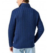 Sweter Wrangler HALF ZIP KNIT 112357291 Navy