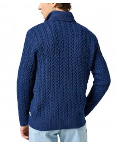 Sweter Wrangler HALF ZIP KNIT 112357291 Navy