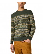 Sweter Wrangler FAIRISLE SWEATER 112357294 Verdant Green