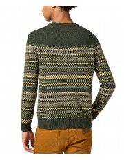 Sweter Wrangler FAIRISLE SWEATER 112357294 Verdant Green