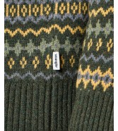 Sweter Wrangler FAIRISLE SWEATER 112357294 Verdant Green