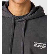 Bluza Wrangler LOGO HOODIE 112357324 Faded Black