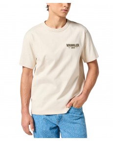 T-shirt Wrangler SS TEE 112357360 Vintage White