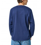 Koszulka Wrangler LS SIGN OFF TEE 112357362 Navy