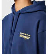 Bluza Wrangler LOGO HOODIE 112357369 Navy