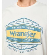 T-shirt Wrangler AMERICANA TEE 112357378 Vintage White