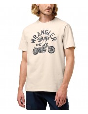 T-shirt Wrangler AMERICANA TEE 112357379 Vintage White