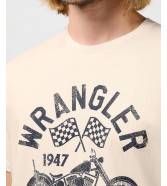 T-shirt Wrangler AMERICANA TEE 112357379 Vintage White