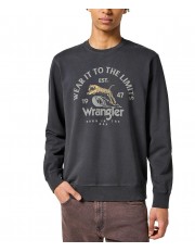 Bluza Wrangler CREW SWEAT 112357385 Faded Black