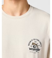 T-shirt Wrangler GRAPHIC TEE 112357388 Vintage White