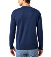 Sweter Wrangler KNIT SWEATER 112357427 Navy