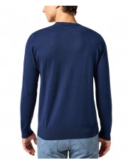 Sweter Wrangler KNIT SWEATER 112357427 Navy