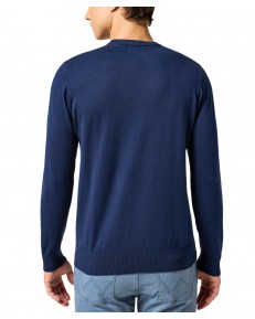 Sweter Wrangler KNIT SWEATER 112357427 Navy