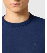 Sweter Wrangler KNIT SWEATER 112357427 Navy