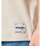 T-shirt Wrangler SS SOLID TEE 112357430 Vintage White