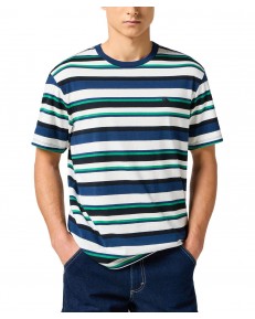 T-shirt Wrangler SS STRIPE TEE 112357450 Navy