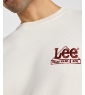 Bluza Lee SEASONAL CREW SWS 112358046 Ecru