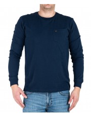 Koszulka Lee LS POCKET TEE 112358065 Emperor Navy