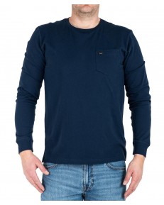 Koszulka Lee LS POCKET TEE 112358065 Emperor Navy