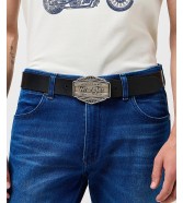 Pasek Wrangler BIG BUCKLE BELT 112358068 Black