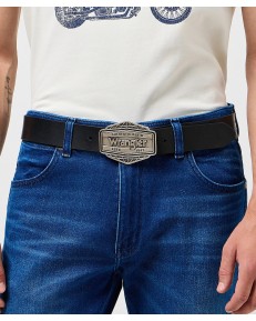 Pasek Wrangler BIG BUCKLE BELT 112358068 Black